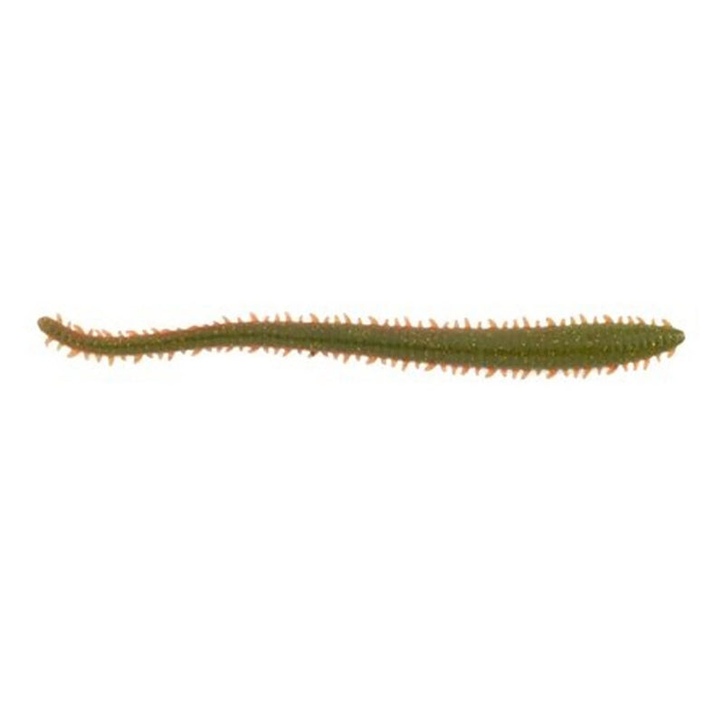 Berkley Gulp Sandworm 6-inch soft lure, realistic worm design ideal for fishing, with detailed texture and vibrant color.