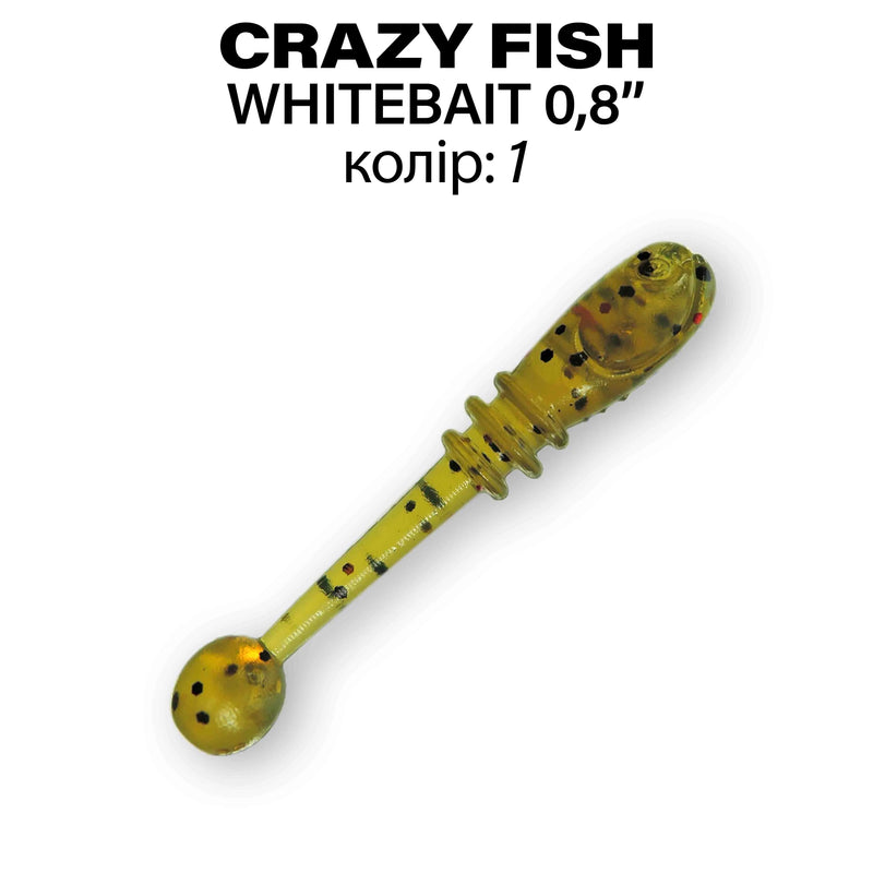White bait 0.8"