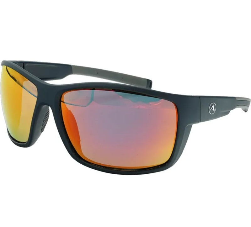 Fishing Legacy DIVNA polarized sunglasses with black frames and tinted lenses, designed for outdoor and fishing activities.