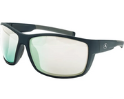 Fishing Legacy DIVNA polarized sunglasses with black frames and tinted lenses, designed for outdoor and fishing activities.