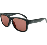 Fishing Legacy Silvana polarized sunglasses with dark tinted lenses and black frames, designed for outdoor and fishing activities.