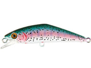 Smith D-CONTACT 50mm 4.5g wobbler fishing lure, showcasing its vibrant color and detailed design for freshwater fishing.
