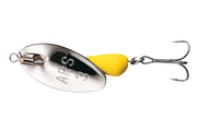 Smith AR-S spinner in black with silver accents, showcasing its sleek design and smooth spinning action.
