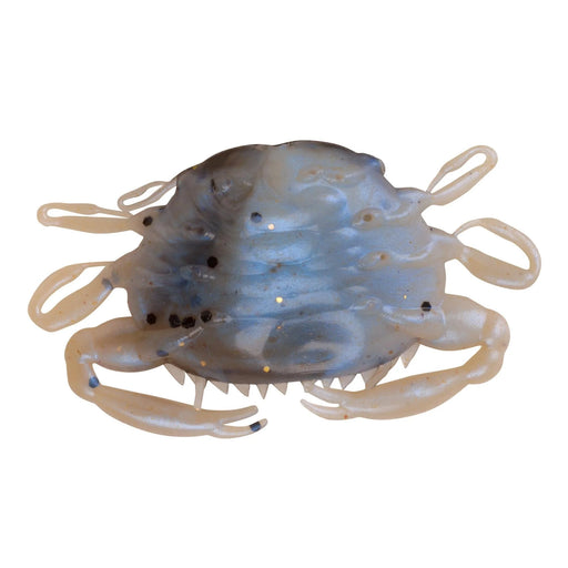 Berkley Gulp Crab 2-inch soft lure, realistic crab design for fishing, showcasing the flexible, soft texture and detailed features.