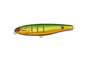 Jackall Bonnie 95 12.6g wobbler fishing lure with peacock feather pattern, designed for attracting predatory fish.