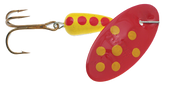 Panther Martin Spinner lure with shiny blade and colorful body, designed for freshwater fishing.