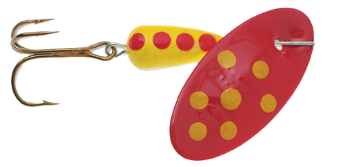 Panther Martin Spinner lure with shiny blade and colorful body, designed for freshwater fishing.
