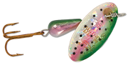 Panther Martin Spinner lure with silver blade and colorful body, designed for fishing and freshwater angling.