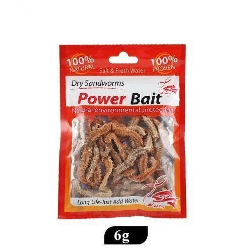 Dry Sandworms 6g - Power Bait