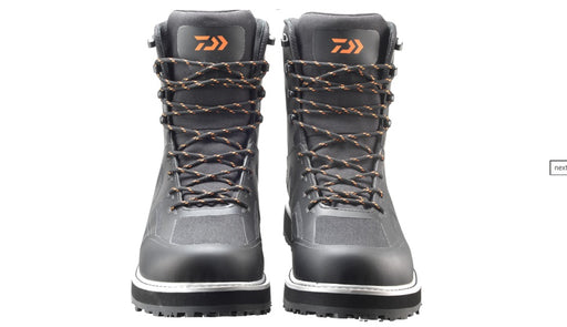 Daiwa D-VEC Wading Boots with sturdy soles and waterproof material, designed for fishing and outdoor wading activities.