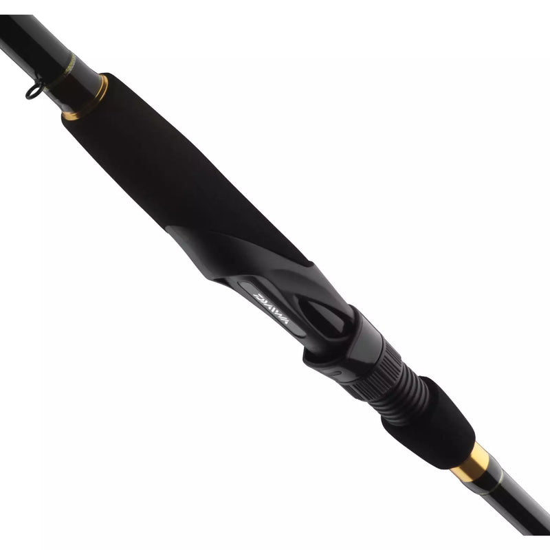 Daiwa Crossfire UL spinning fishing rod with lightweight graphite construction and ergonomic handle.