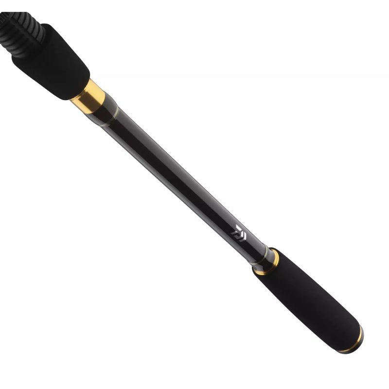 Daiwa Crossfire UL spinning rod with lightweight design and graphite construction, suitable for freshwater fishing.