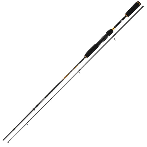 Daiwa Crossfire UL spinning rod, 1.80m length, suitable for light fishing, featuring a sleek design and durable build.